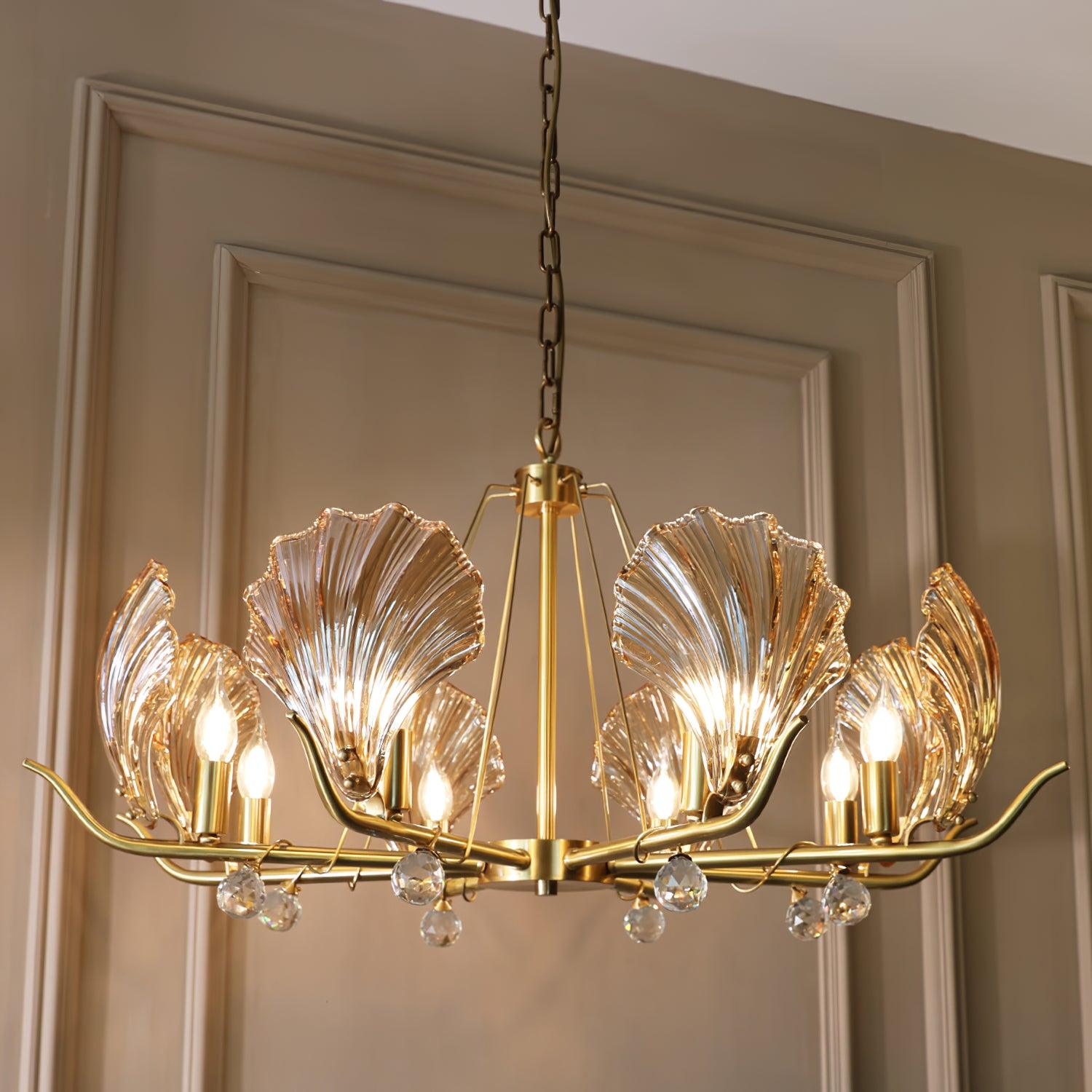 Shell Crystal Chandelier - Lamp Outdoor