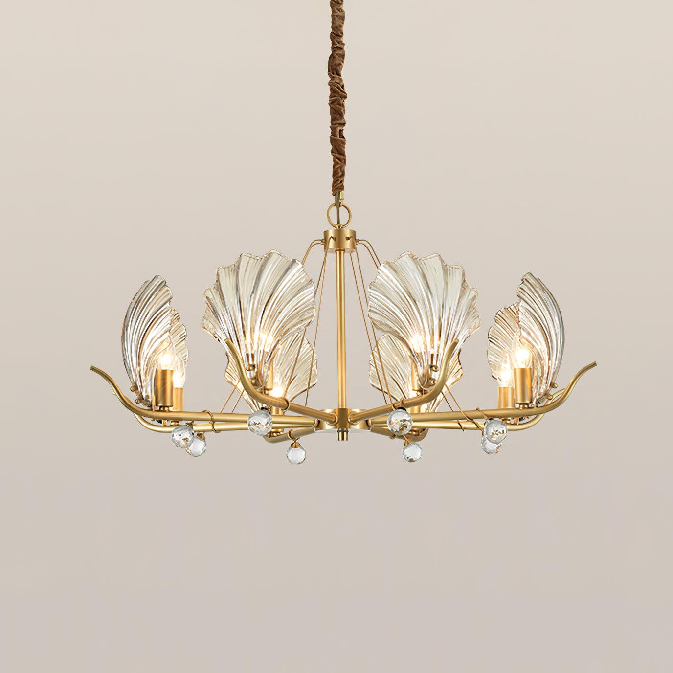 Shell Crystal Chandelier - Lamp Outdoor