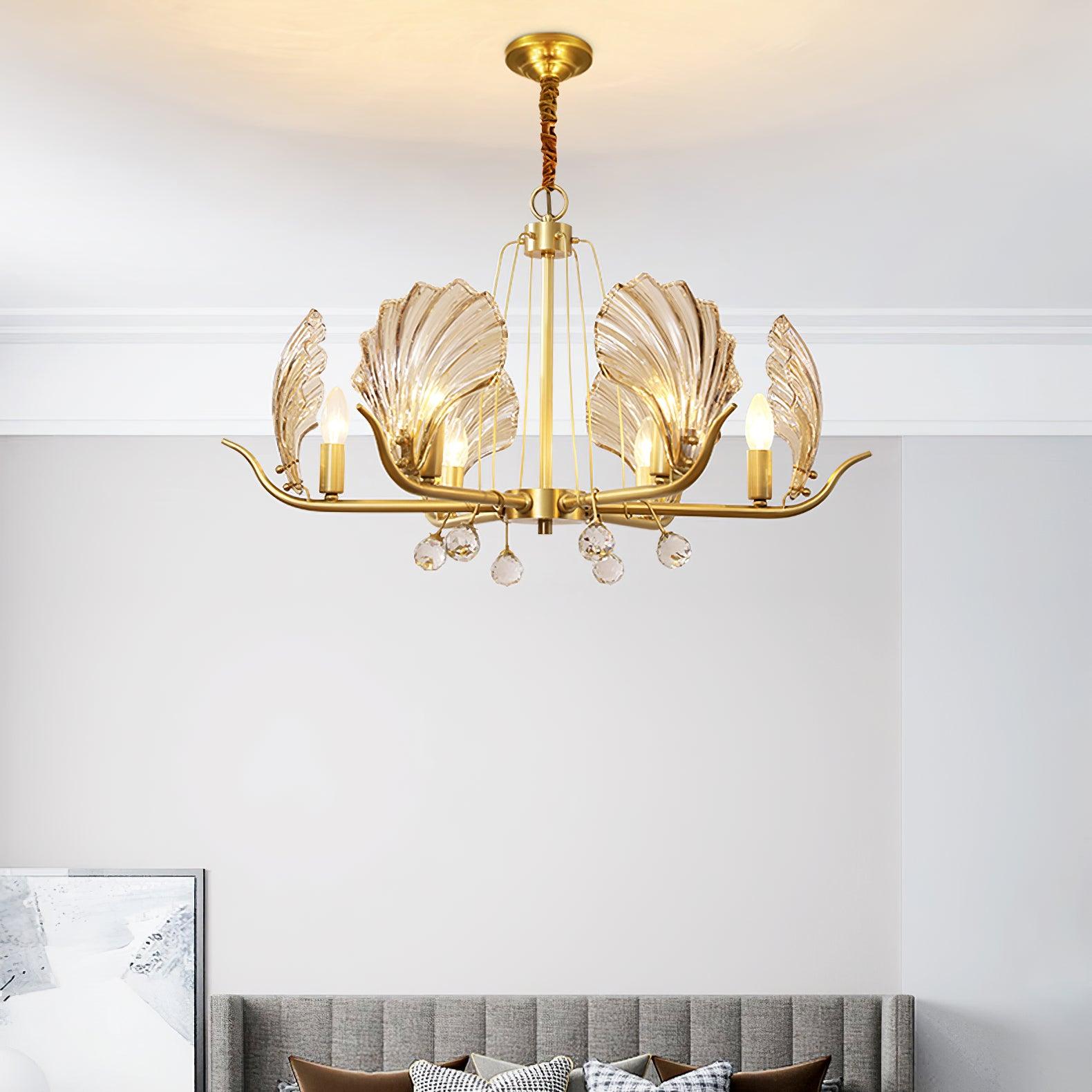 Shell Crystal Chandelier - Lamp Outdoor