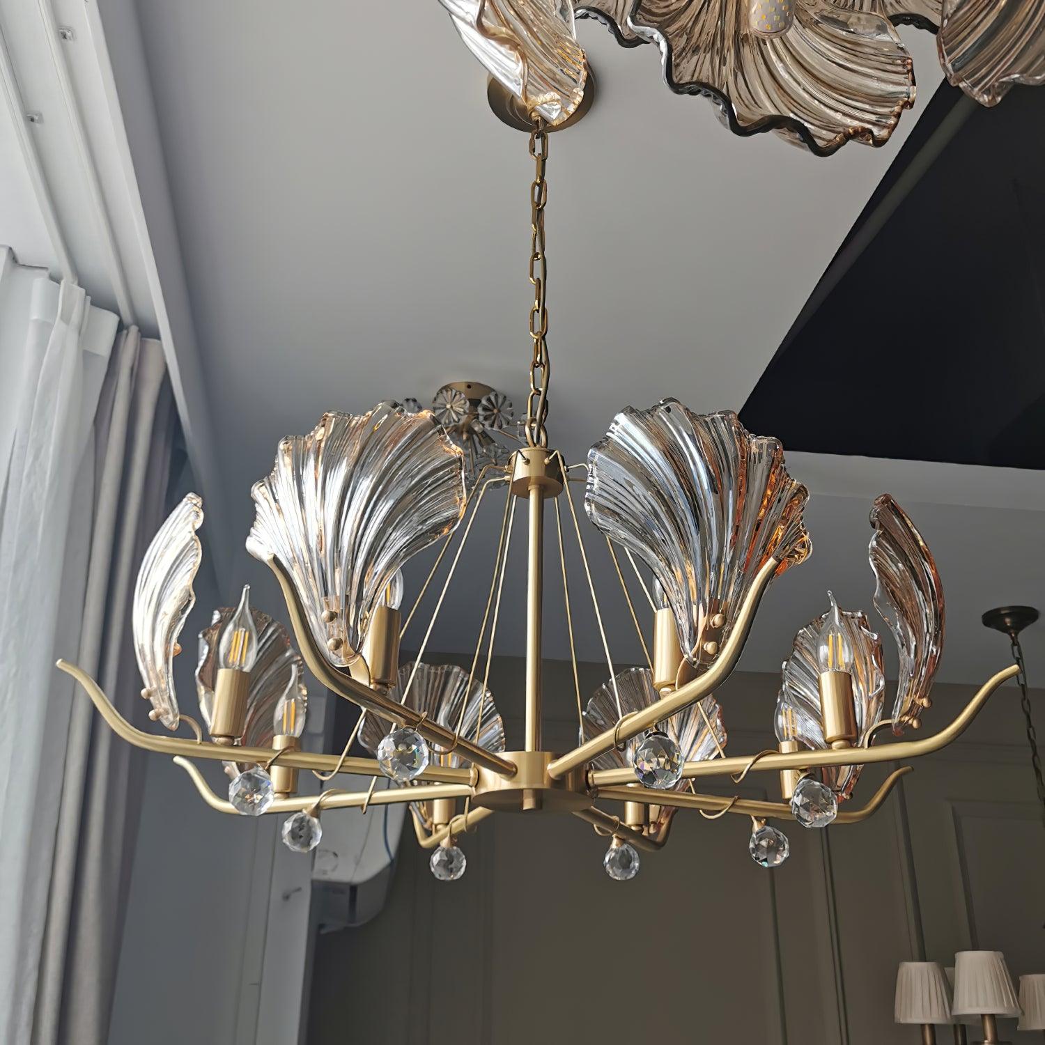 Shell Crystal Chandelier - Lamp Outdoor