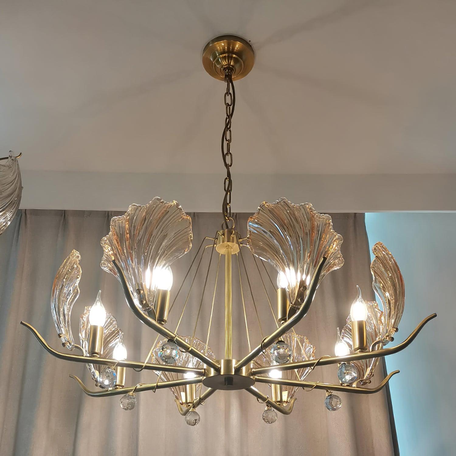 Shell Crystal Chandelier - Lamp Outdoor