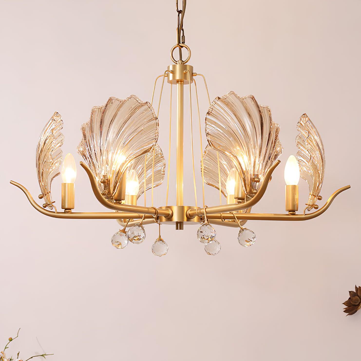Shell Crystal Chandelier - Lamp Outdoor