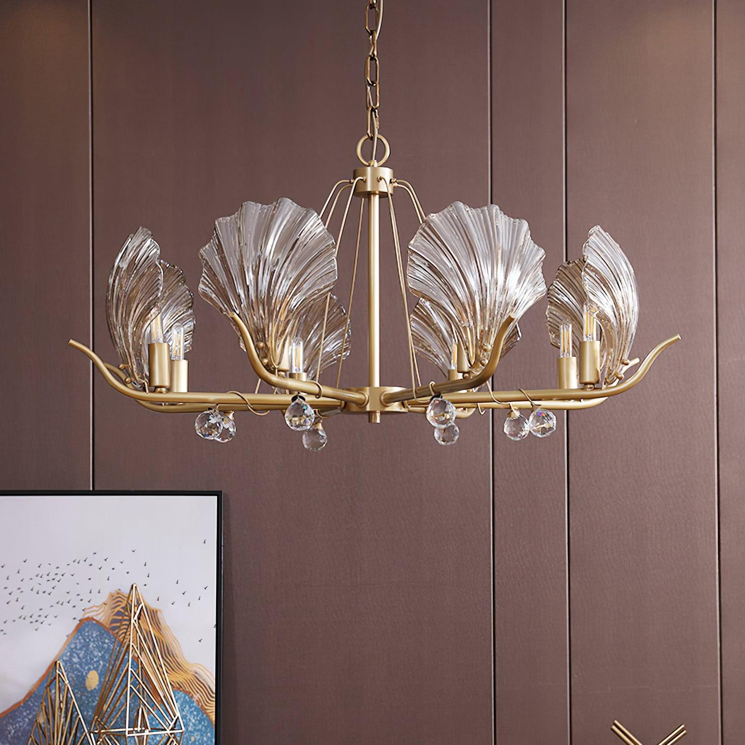 Shell Crystal Chandelier - Lamp Outdoor