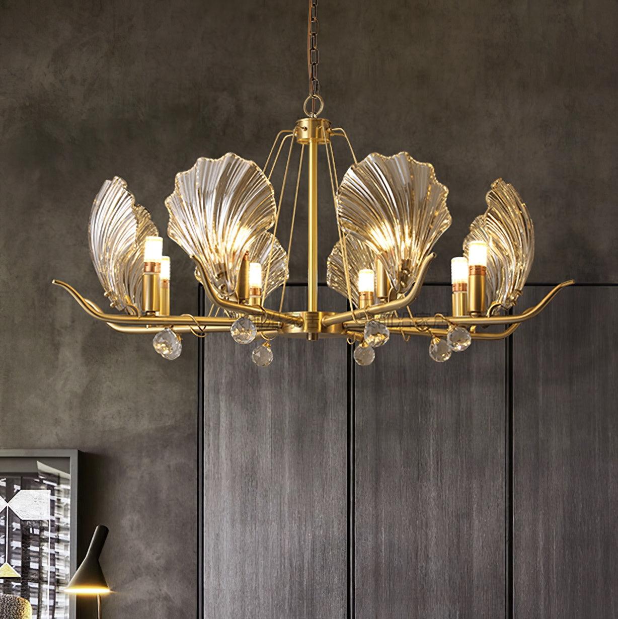 Shell Crystal Chandelier - Lamp Outdoor