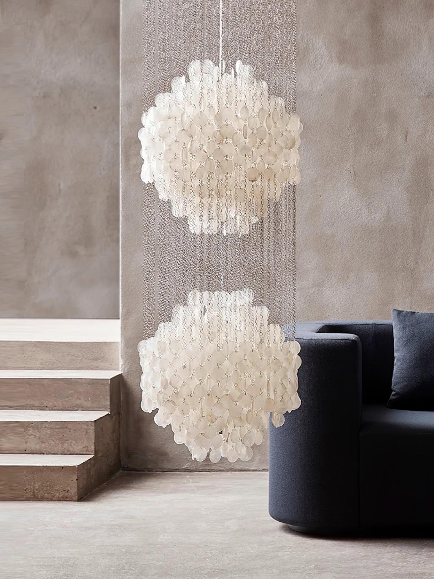 Atalila Coastal Shell Pendant Light - Lamp Outdoor