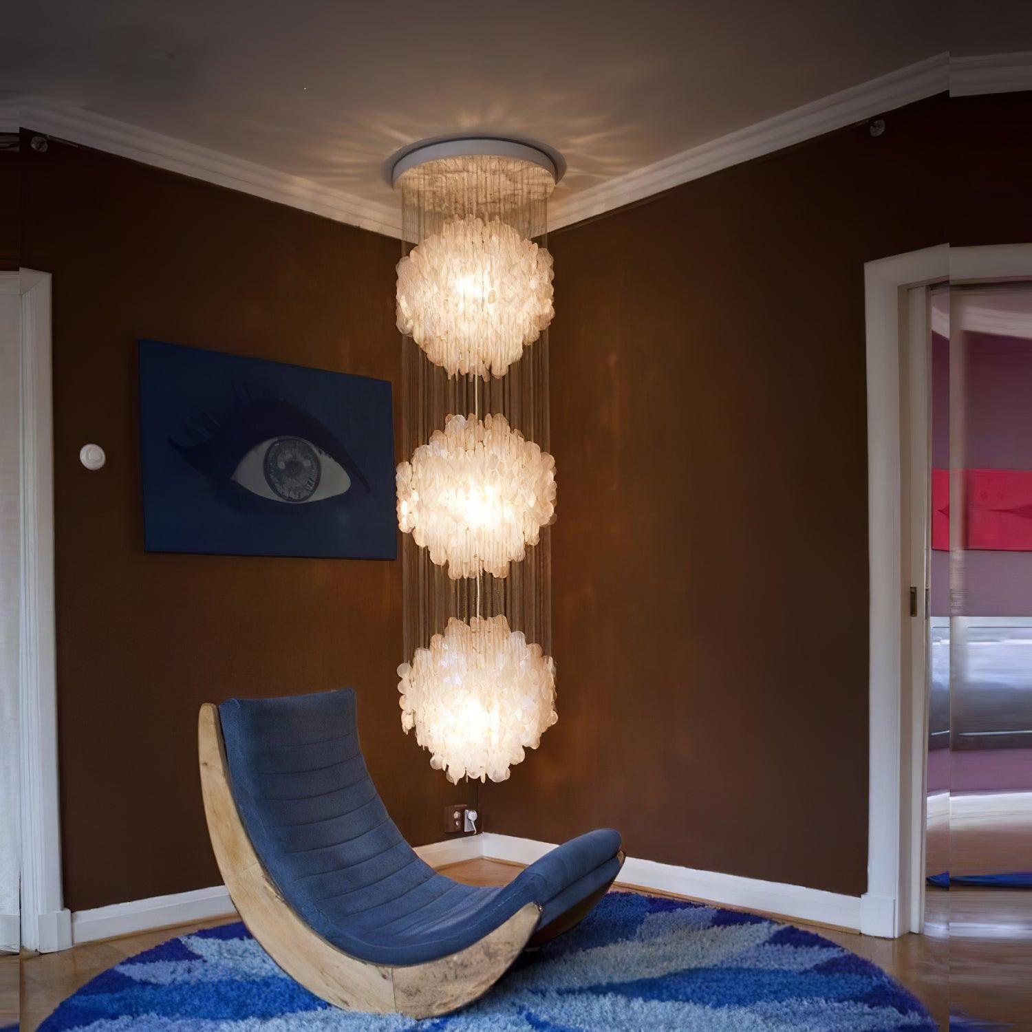 Atalila Coastal Shell Pendant Light - Lamp Outdoor