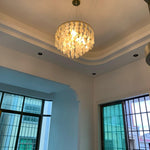 Esileth Postmodern Luxury Shell Wind Chime Metal Chandelier - Lamp Outdoor