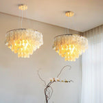 Esileth Postmodern Luxury Shell Wind Chime Metal Chandelier - Lamp Outdoor