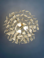 Esileth Postmodern Luxury Shell Wind Chime Metal Chandelier - Lamp Outdoor
