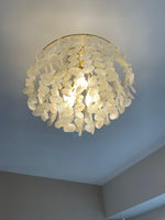 Esileth Postmodern Luxury Shell Wind Chime Metal Chandelier - Lamp Outdoor