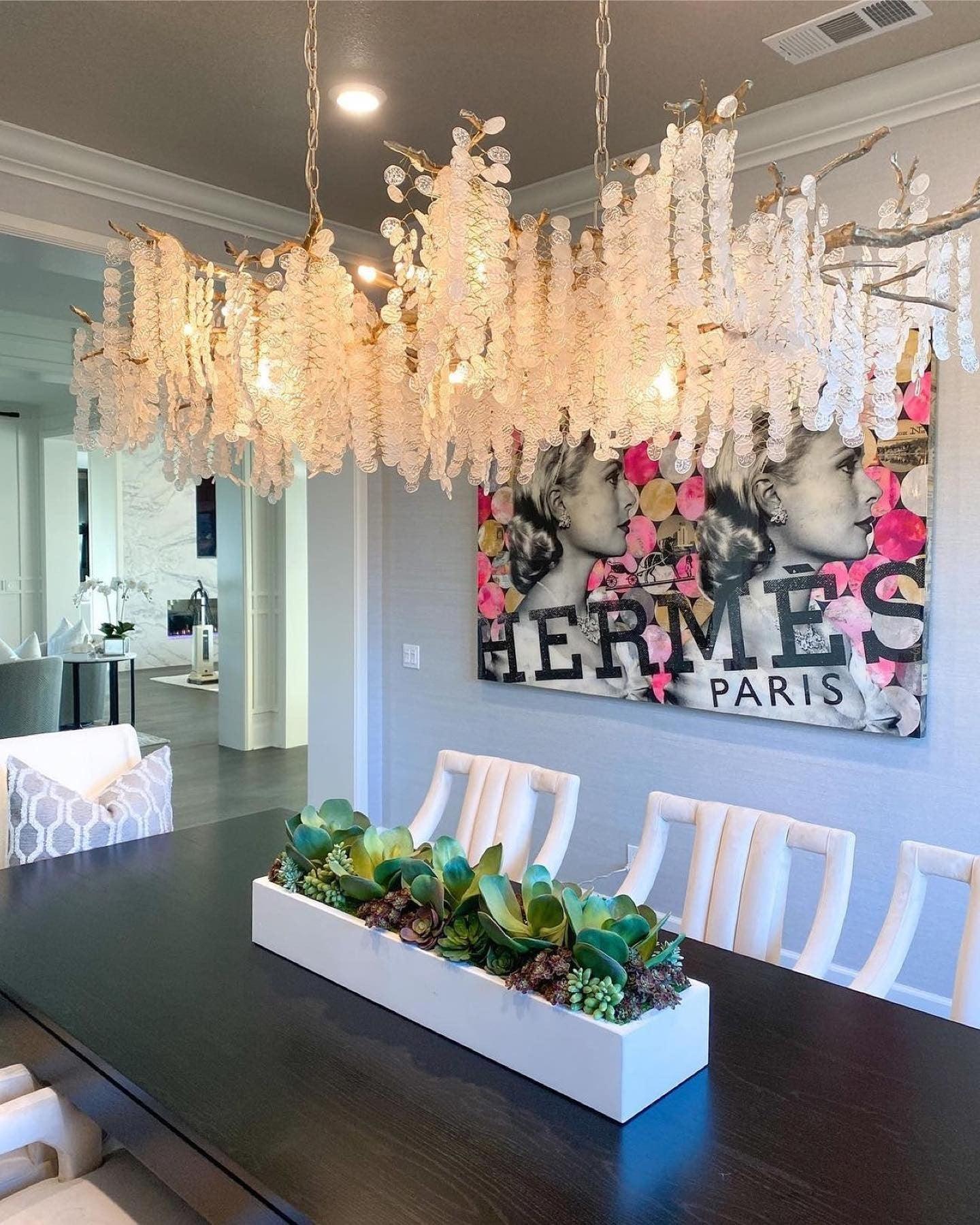 Shiro Noda Crystal Chandelier - Lamp Outdoor