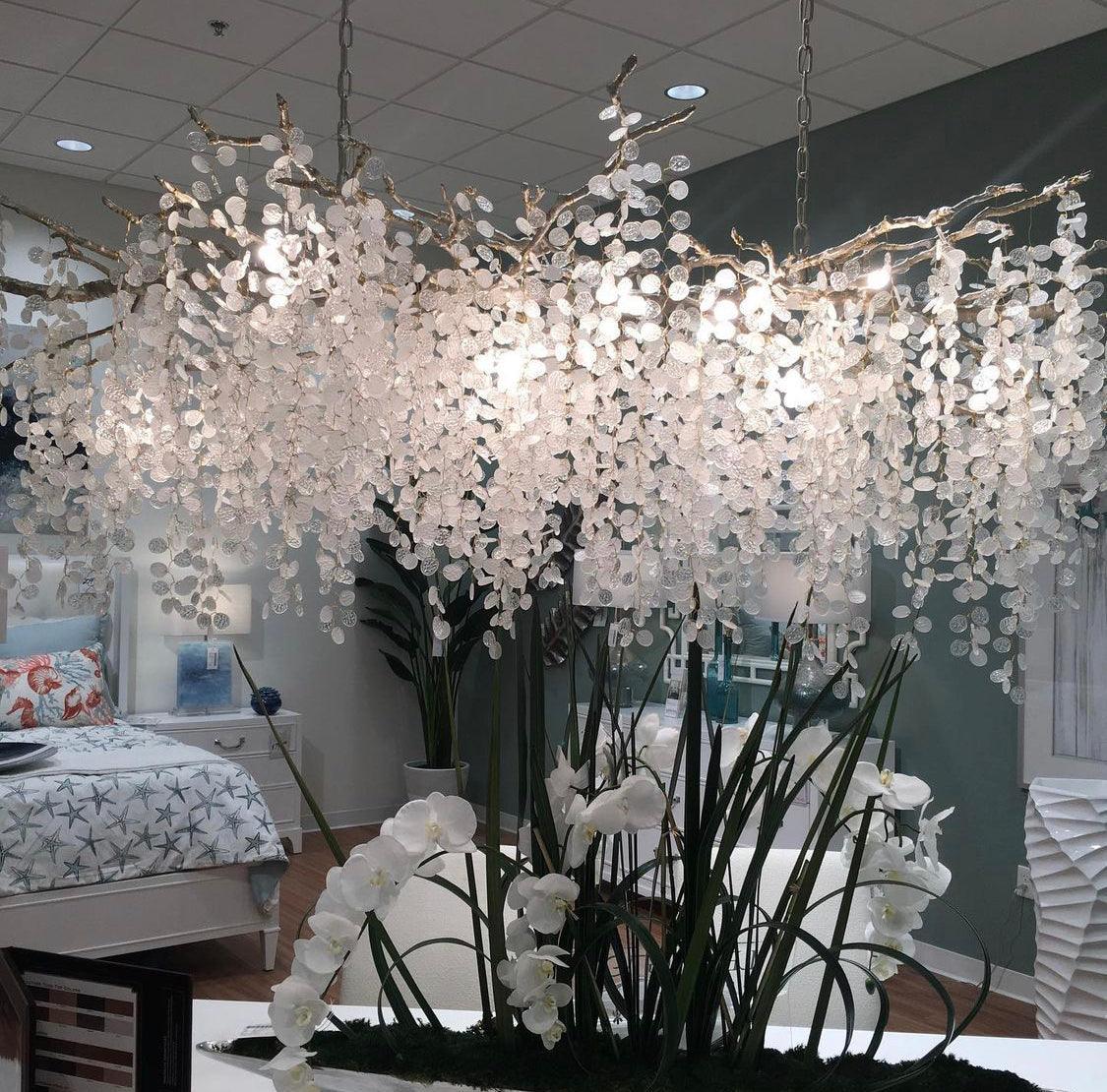 Shiro Noda Crystal Chandelier - Lamp Outdoor