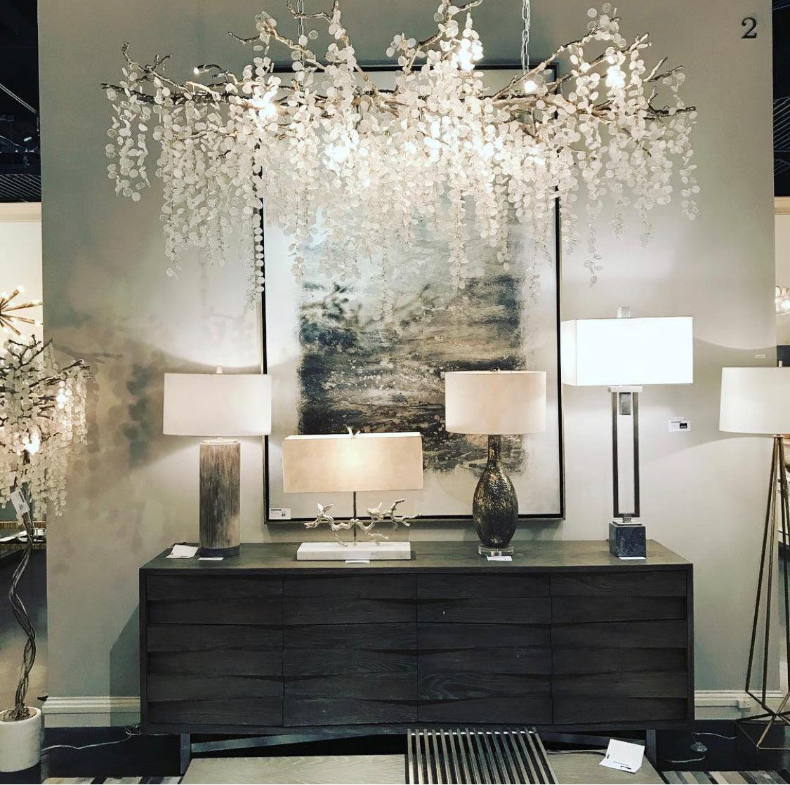 Shiro Noda Crystal Chandelier - Lamp Outdoor