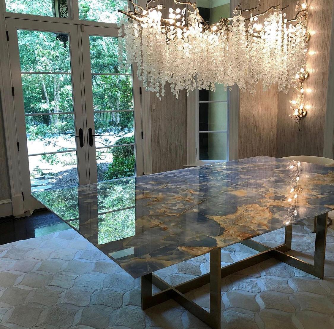 Shiro Noda Crystal Chandelier - Lamp Outdoor