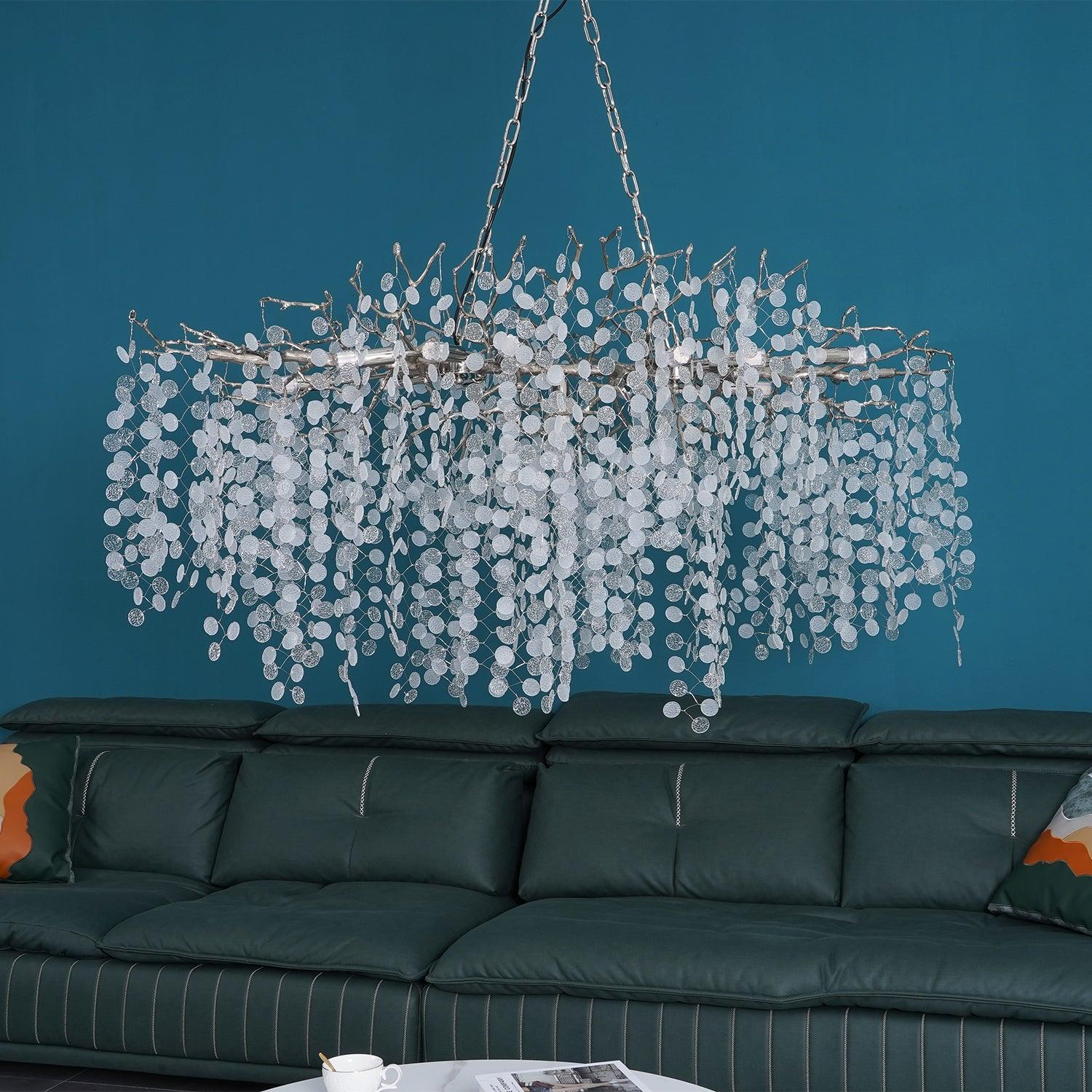 Shiro Noda Crystal Chandelier - Lamp Outdoor