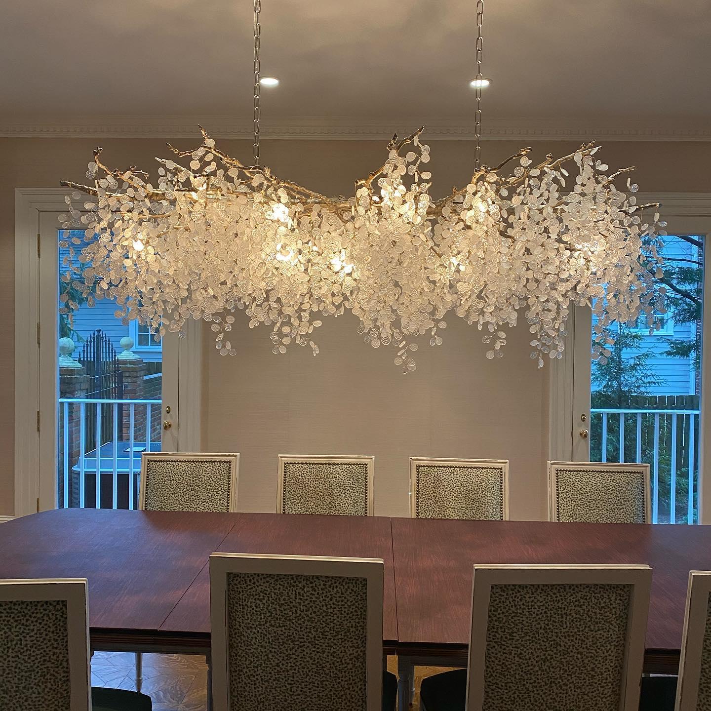 Shiro Noda Crystal Chandelier - Lamp Outdoor