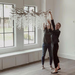 Shiro Noda Crystal Chandelier - Lamp Outdoor