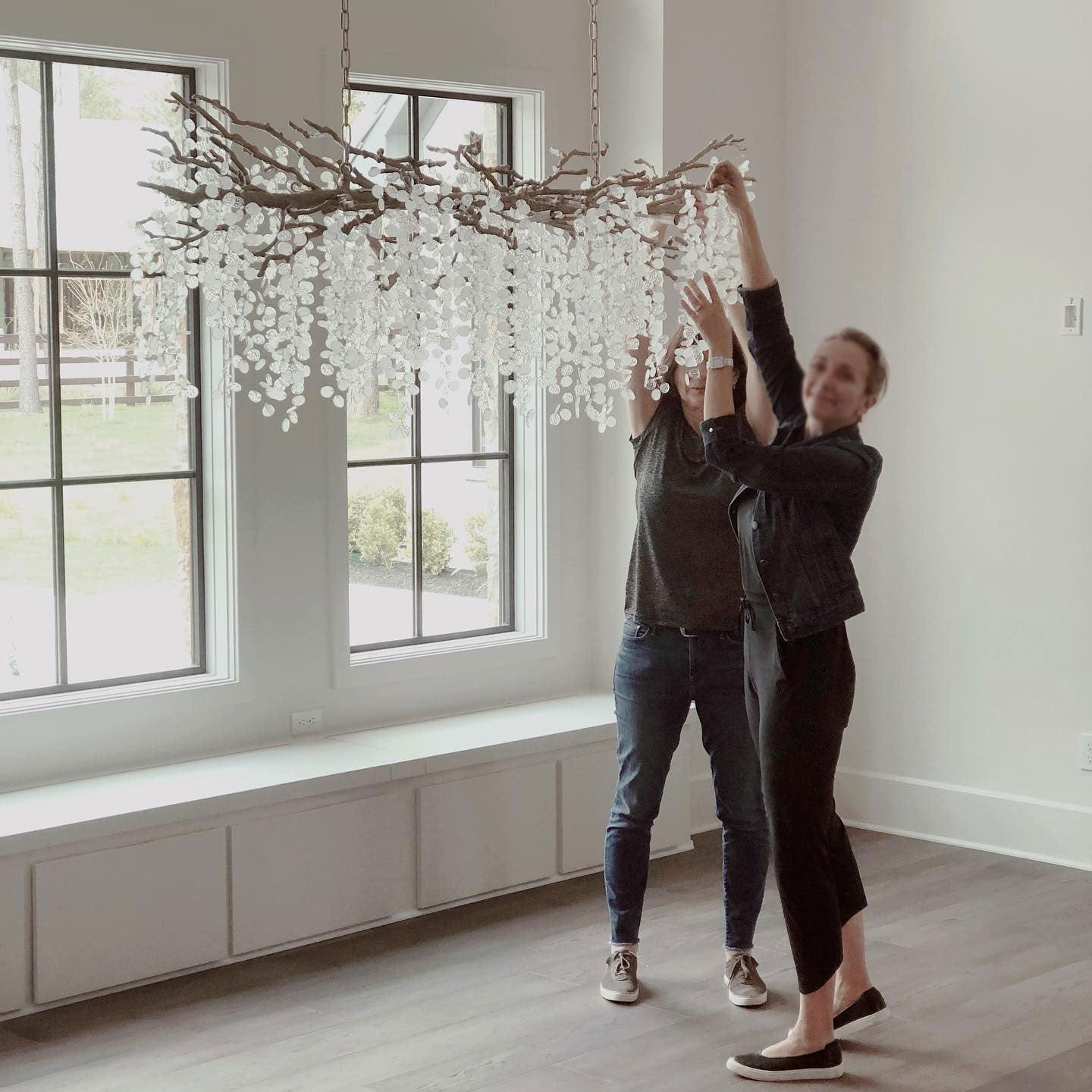 Shiro Noda Crystal Chandelier - Lamp Outdoor