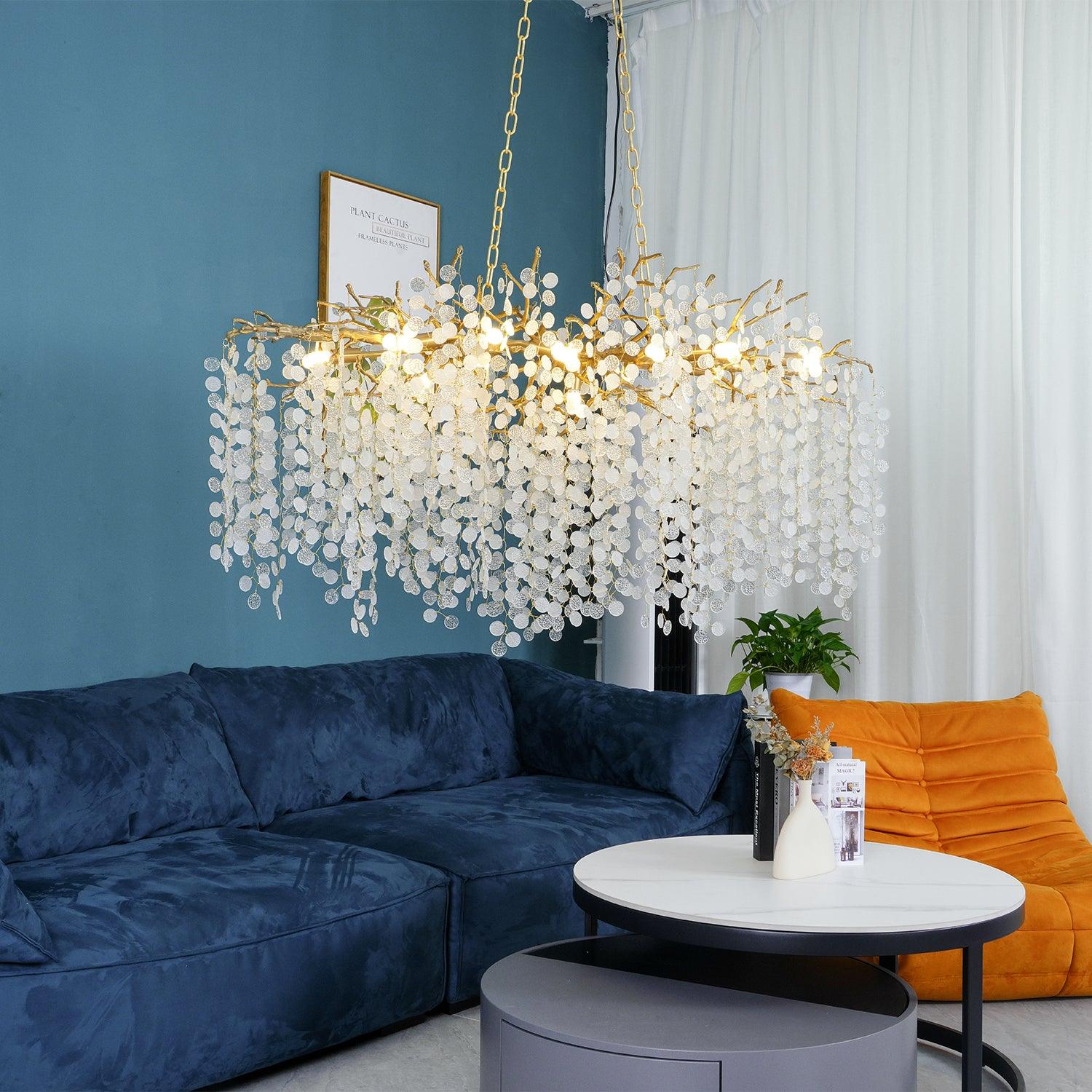 Shiro Noda Crystal Chandelier - Lamp Outdoor