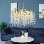 Shiro Noda Crystal Chandelier - Lamp Outdoor