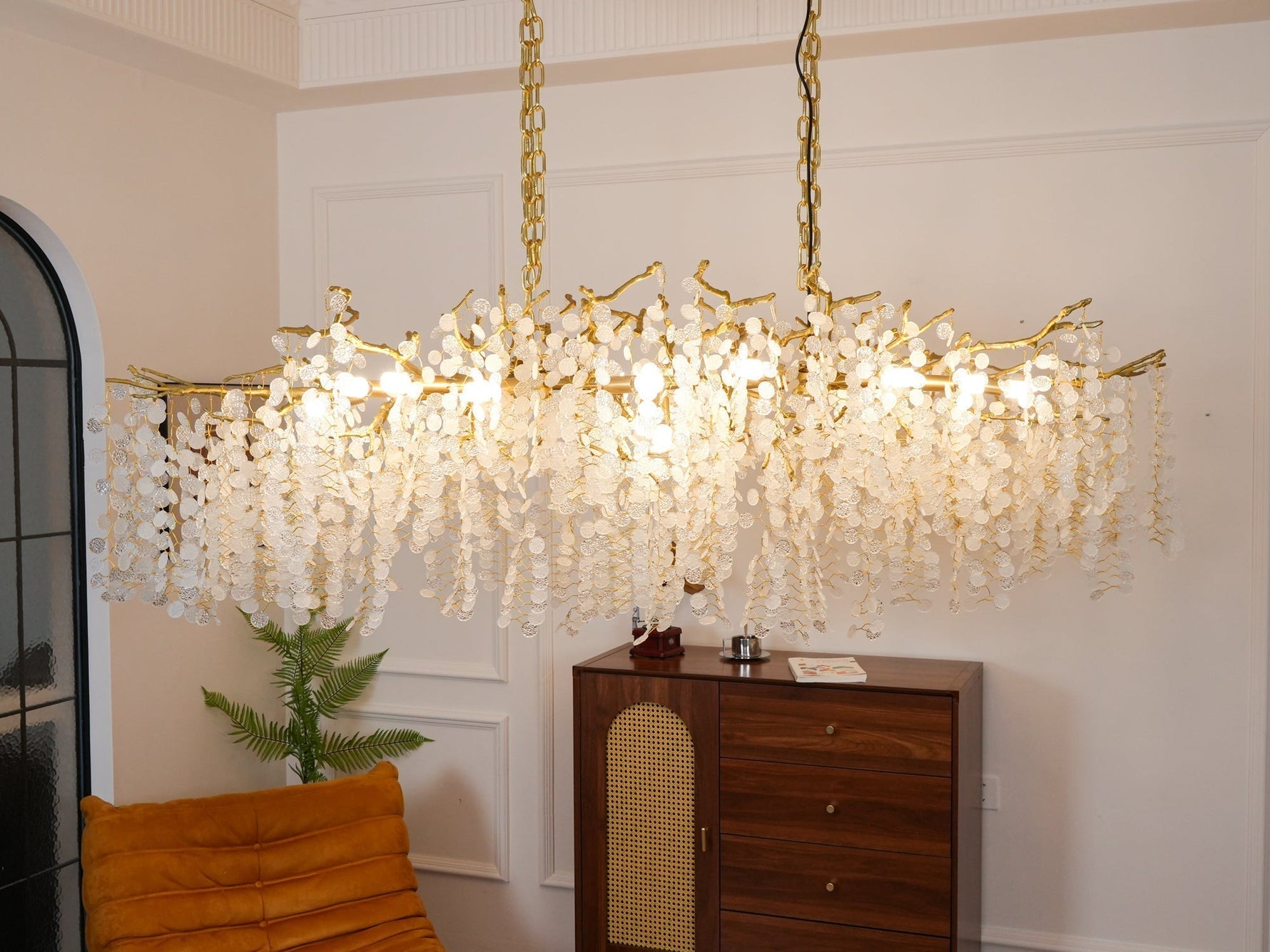 Shiro Noda Crystal Chandelier - Lamp Outdoor