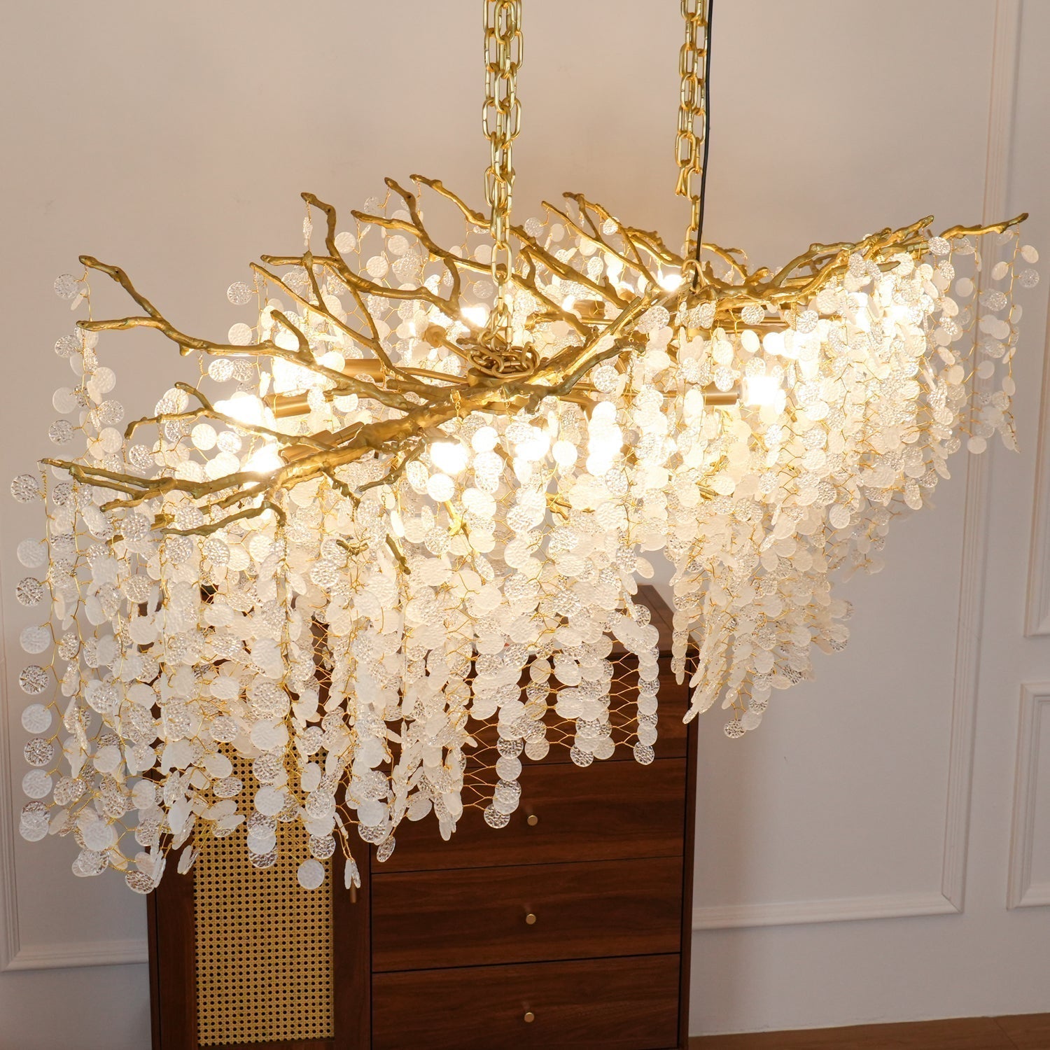 Shiro Noda Crystal Chandelier - Lamp Outdoor