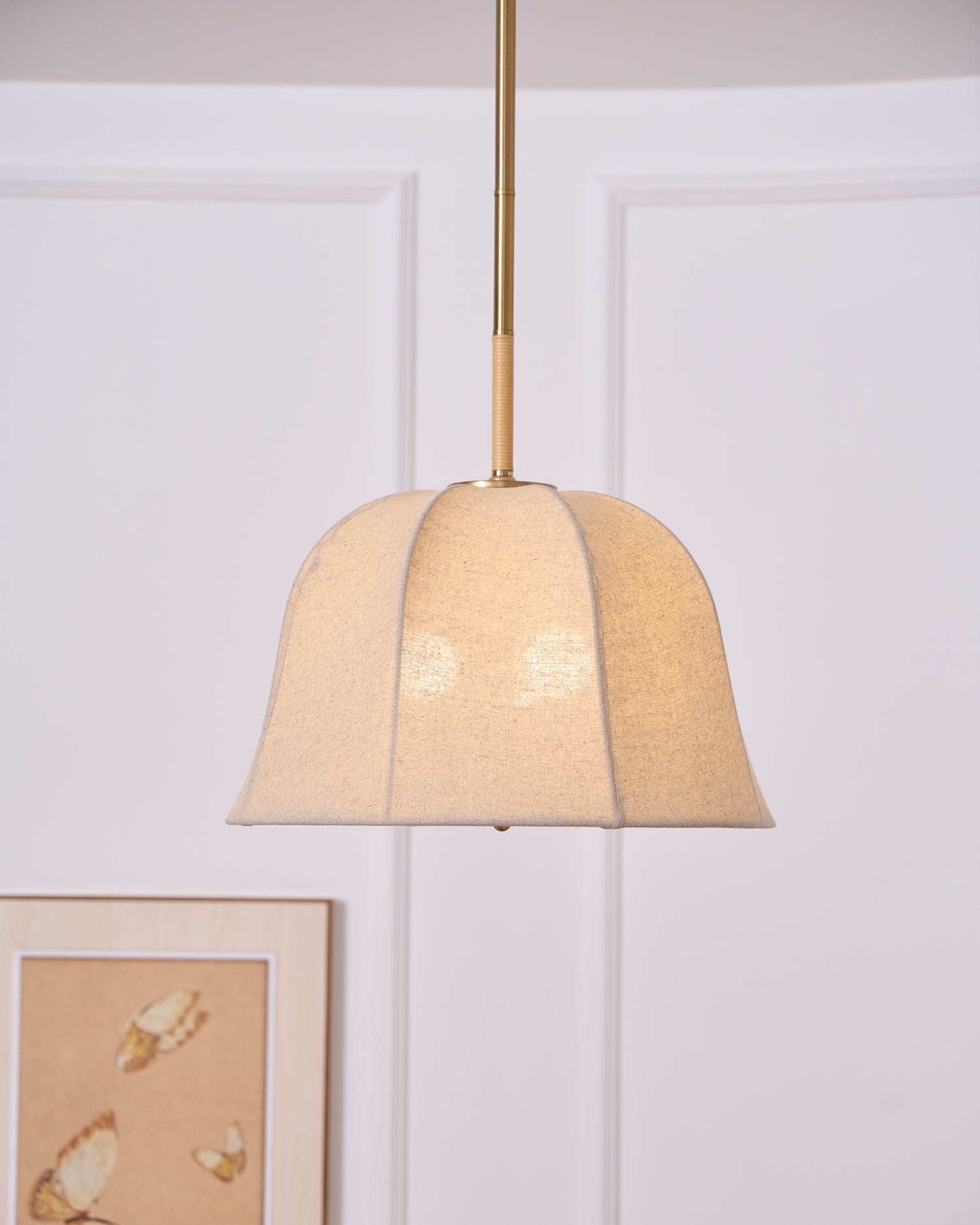 Sienna Linen Pendant Lamp - Lamp Outdoor