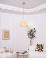 Sienna Linen Pendant Lamp - Lamp Outdoor