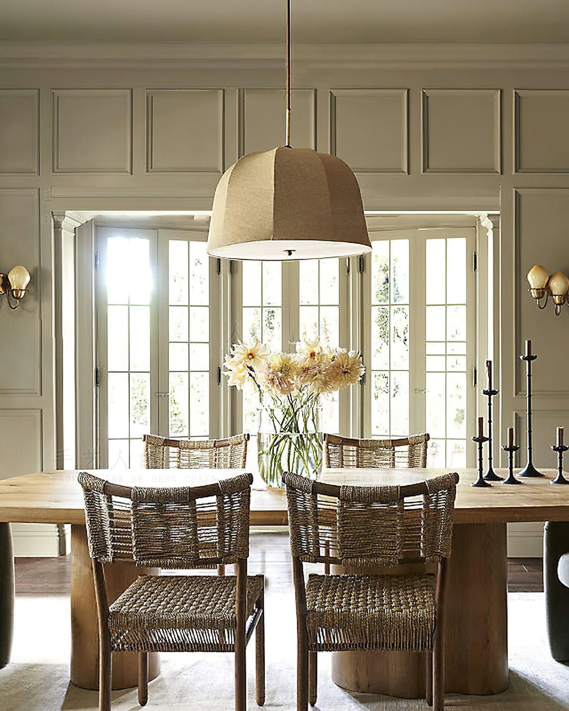 Sienna Linen Pendant Lamp - Lamp Outdoor