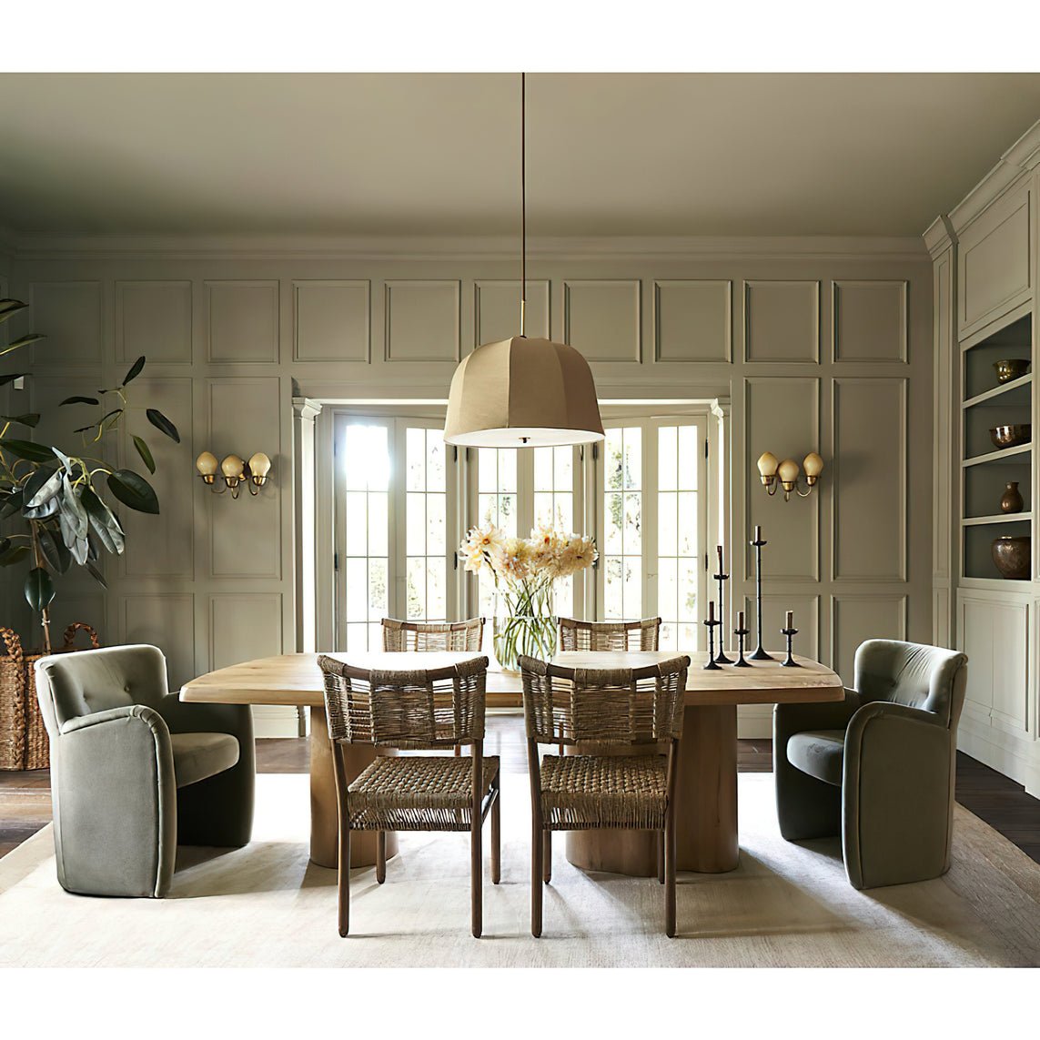 Sienna Linen Pendant Lamp - Lamp Outdoor