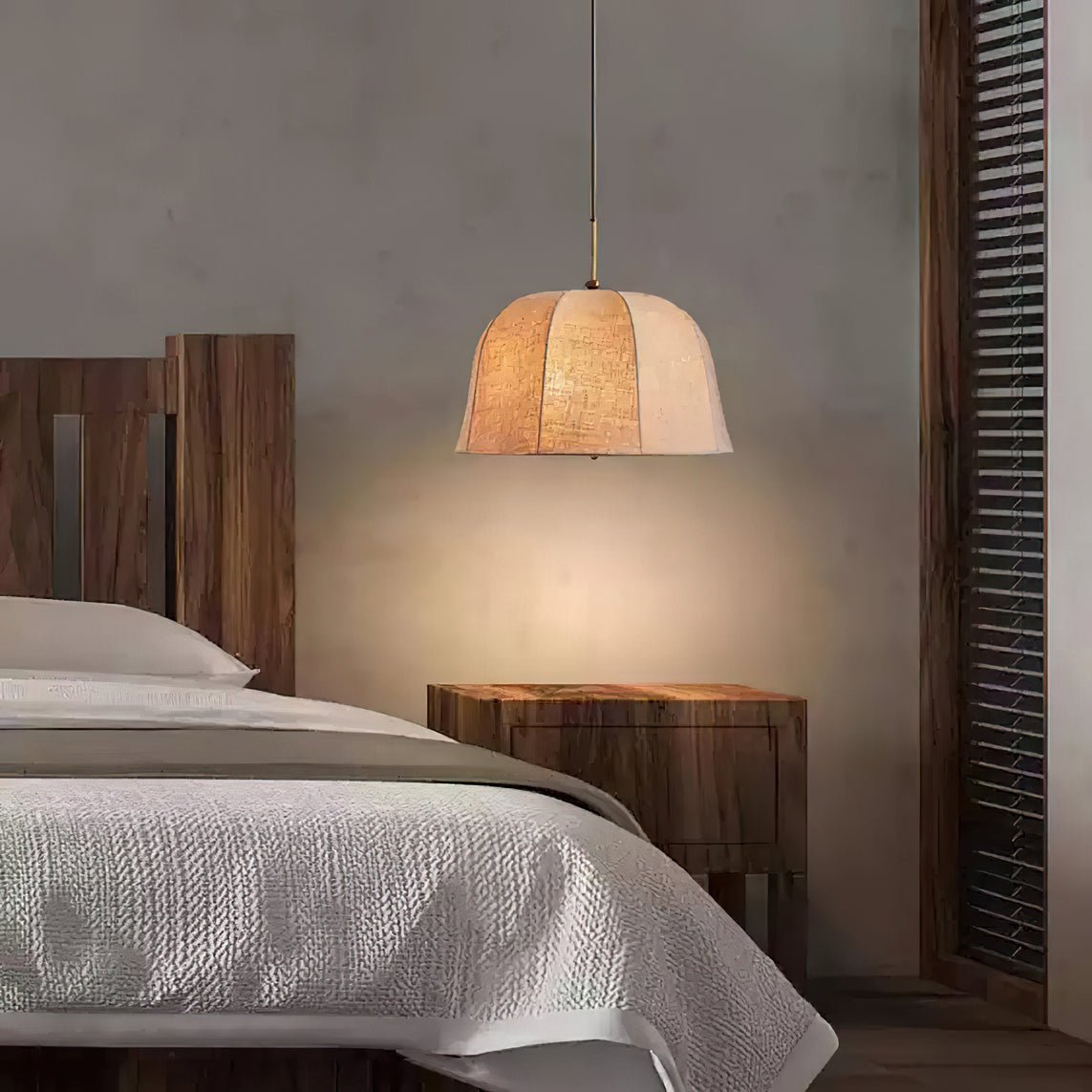 Sienna Linen Pendant Lamp - Lamp Outdoor