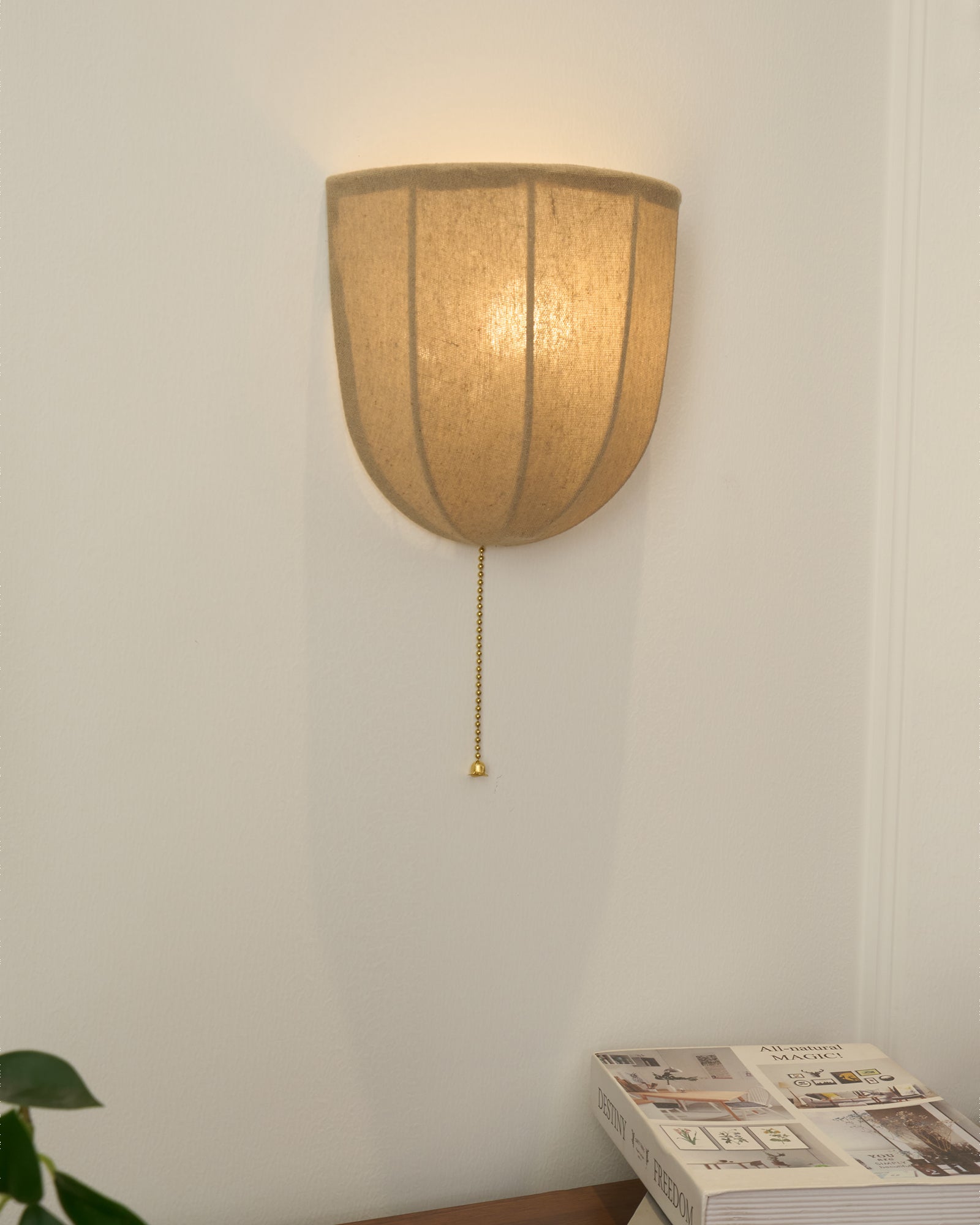 Sienna Linen Wall Sconce - Lamp Outdoor