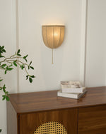 Sienna Linen Wall Sconce - Lamp Outdoor
