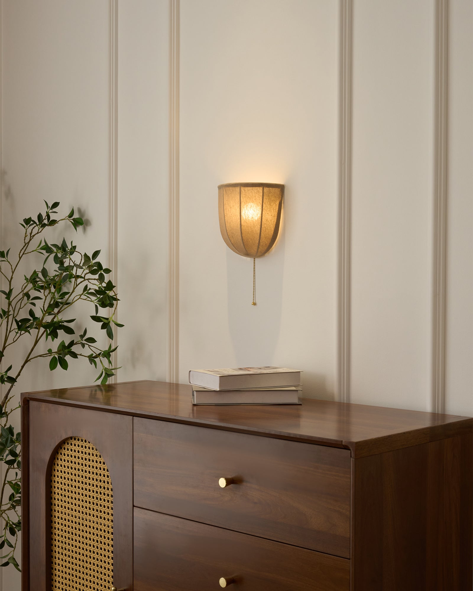 Sienna Linen Wall Sconce - Lamp Outdoor