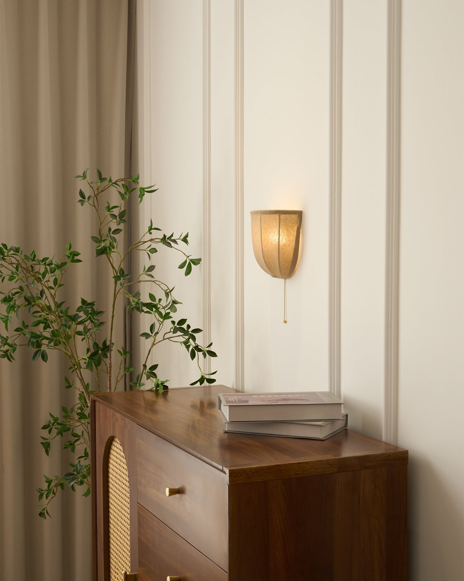 Sienna Linen Wall Sconce - Lamp Outdoor