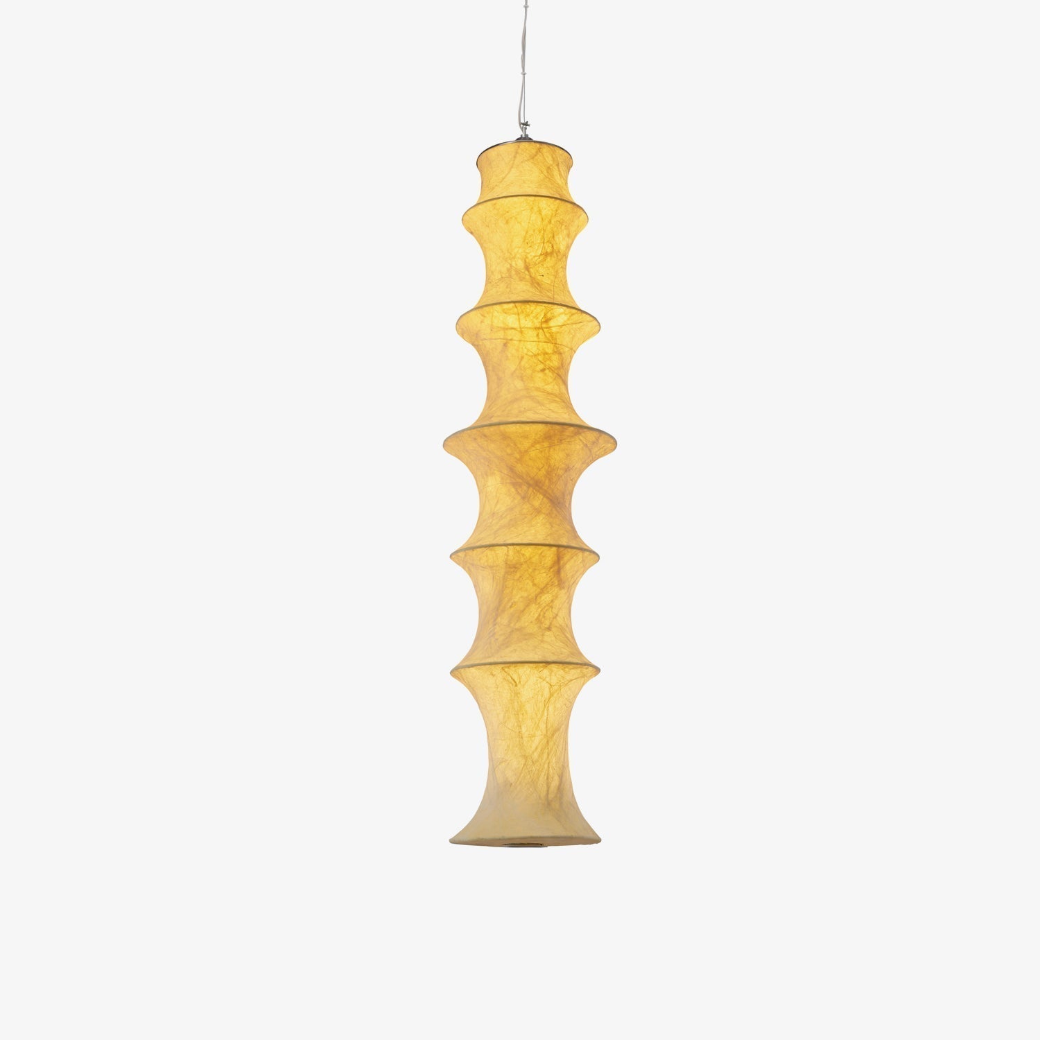 Elraeor Layered Mulberry Silk Pendant Light - Lamp Outdoor