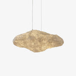 Elliros Textured Paper Pulp Pendant Light - Lamp Outdoor