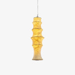 Elraeor Layered Mulberry Silk Pendant Light - Lamp Outdoor