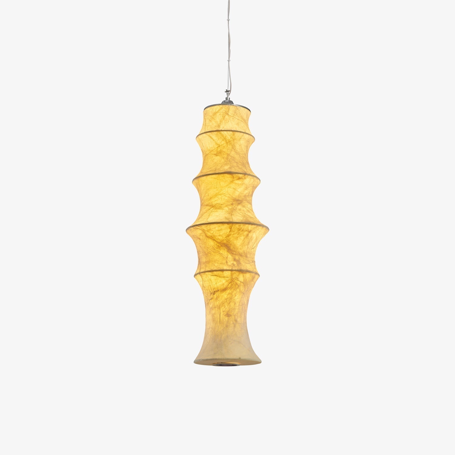 Elraeor Layered Mulberry Silk Pendant Light - Lamp Outdoor