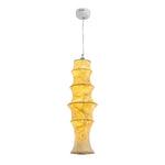 Elraeor Layered Mulberry Silk Pendant Light - Lamp Outdoor