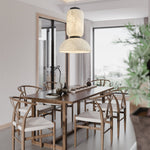 Modern Silk Pendant Light - Lamp Outdoor