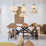 Modern Silk Pendant Light - Lamp Outdoor