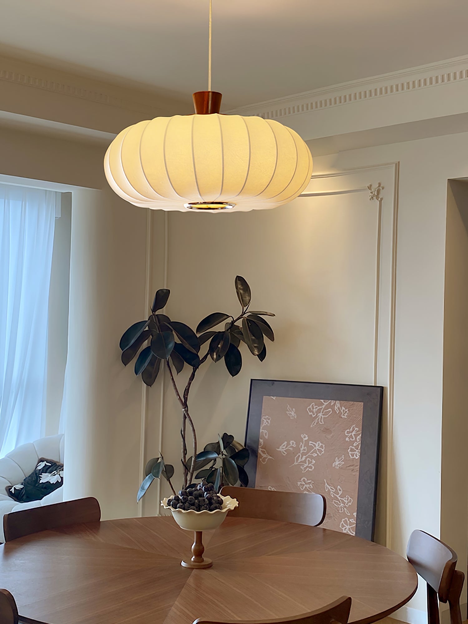 Silk Lantern Pendant Light - Lamp Outdoor