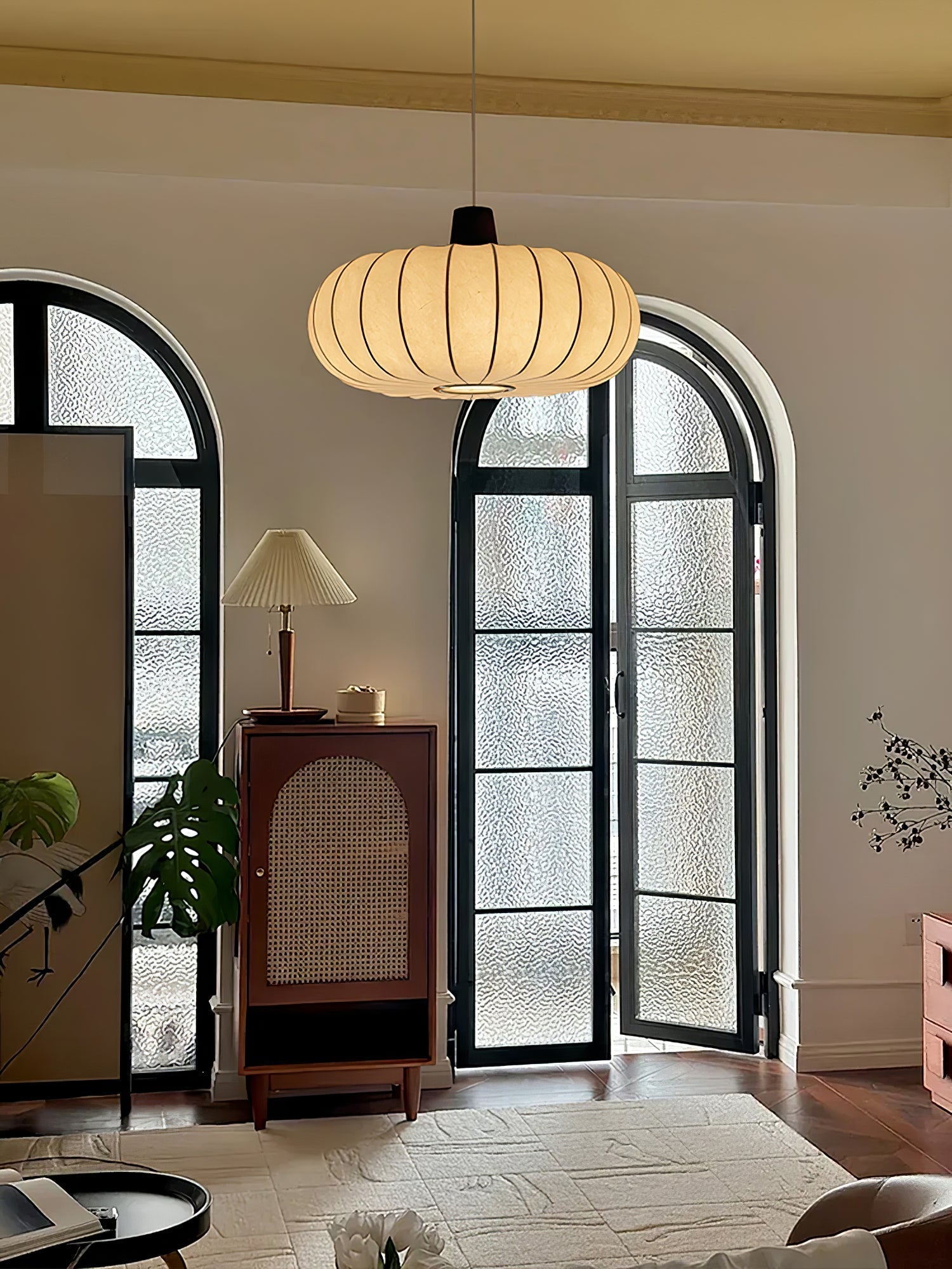 Silk Lantern Pendant Light - Lamp Outdoor