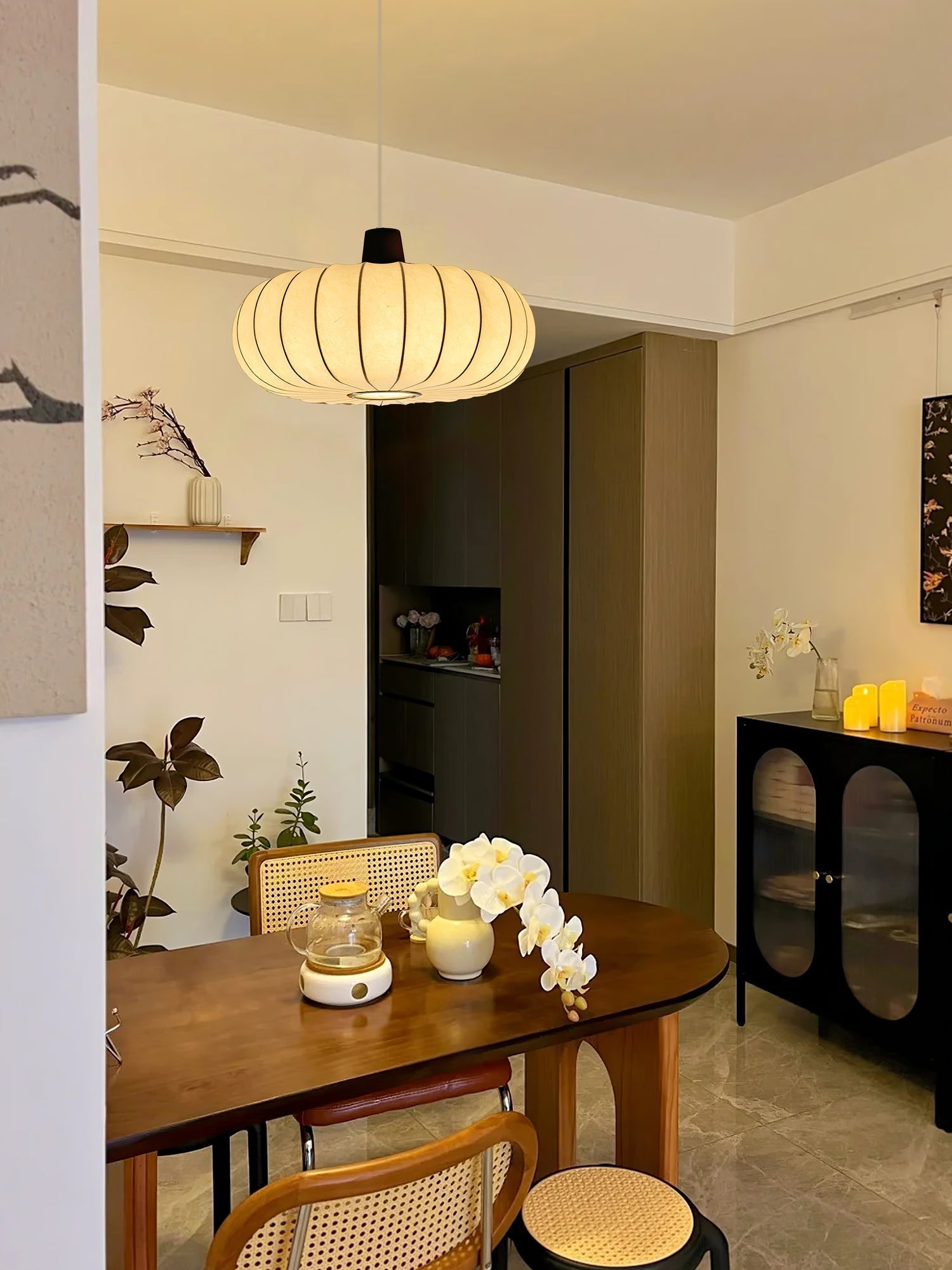 Silk Lantern Pendant Light - Lamp Outdoor