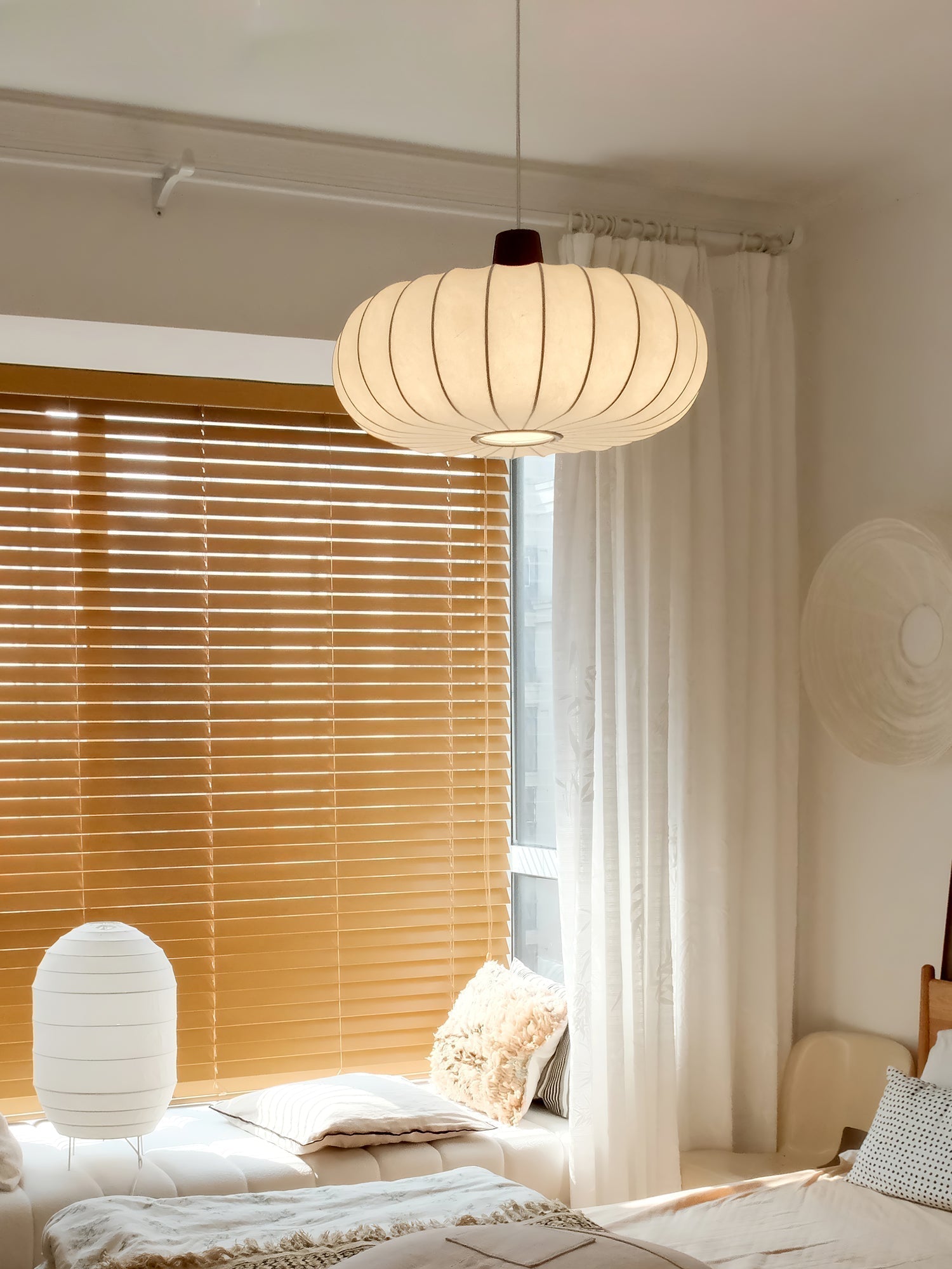 Silk Lantern Pendant Light - Lamp Outdoor