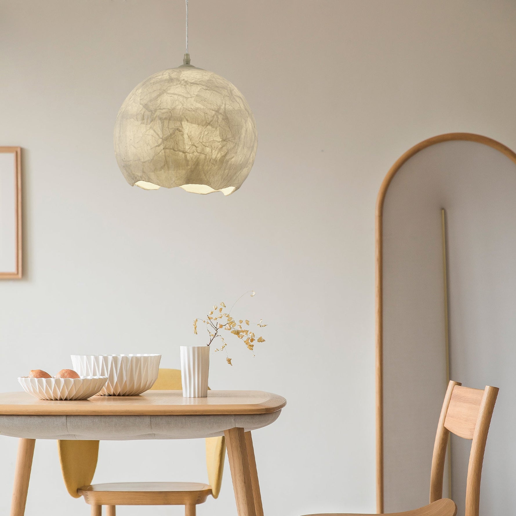 Nest Organic Silk Pendant Lamp - Lamp Outdoor