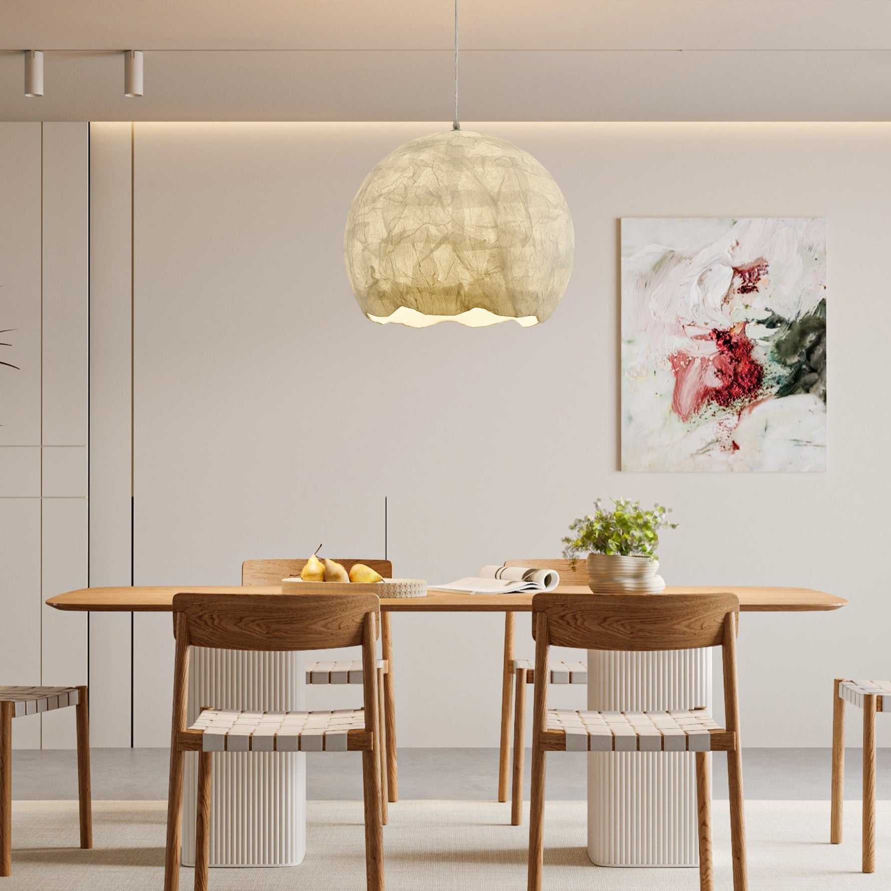 Nest Organic Silk Pendant Lamp - Lamp Outdoor