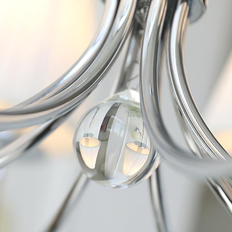 Simplicity Chrome Chandelier - Lamp Outdoor