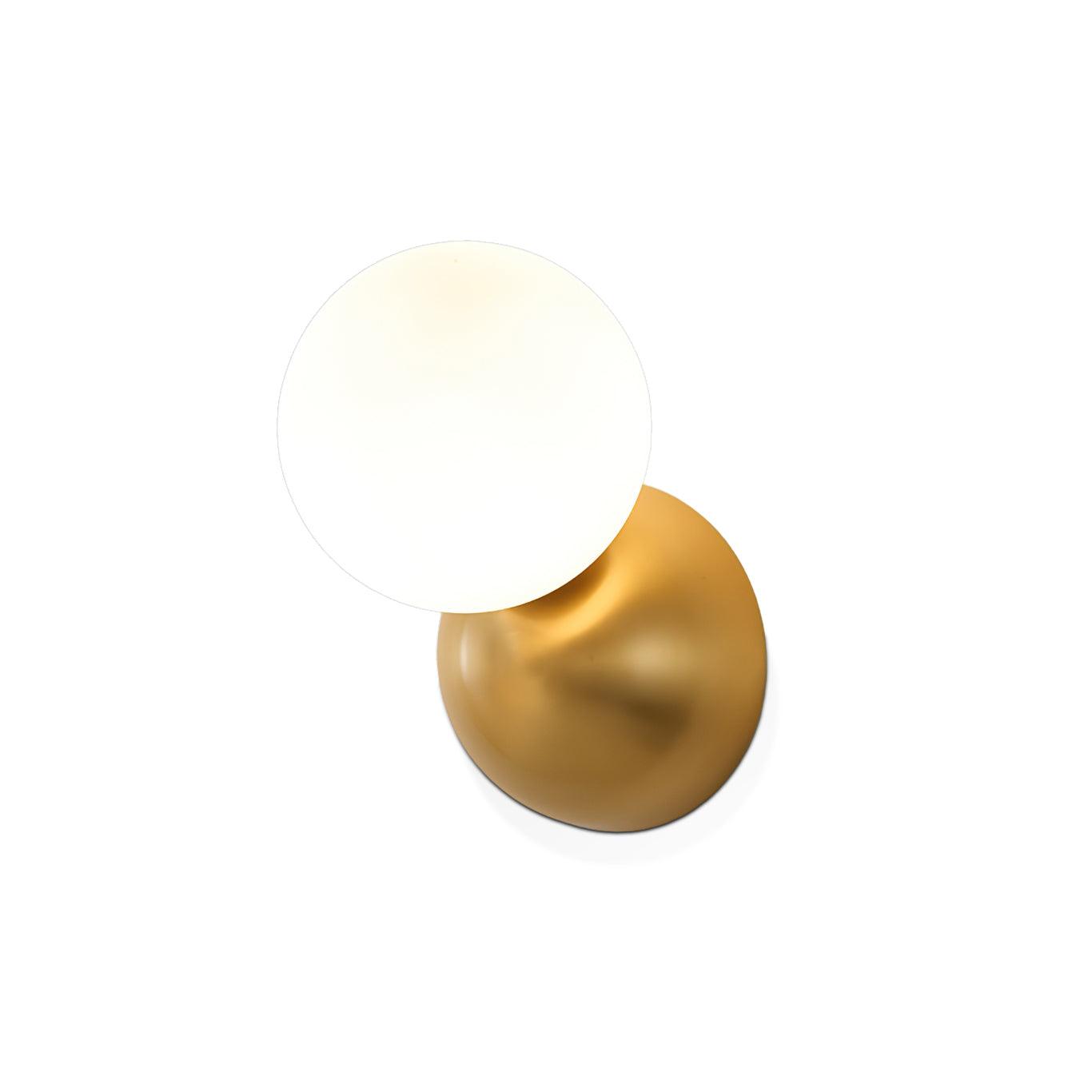 Lysola Sphere Glass Brass Wall Light - Lamp Outdoor